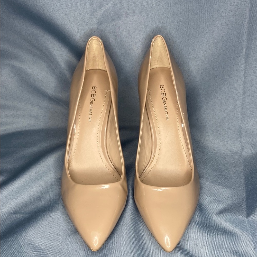 BCBGeneration Women's Tan Heels